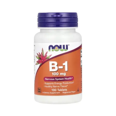 NOW B-1 100mg 100 Tablets thumbnail 1