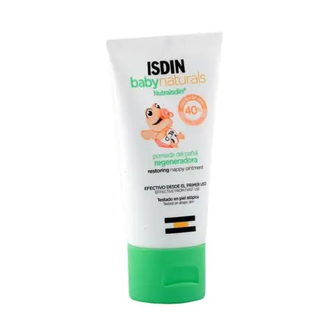 Isdin Babynaturals 40% Zinc Oxide Restoring Nappy Ointment 50mL thumbnail 1