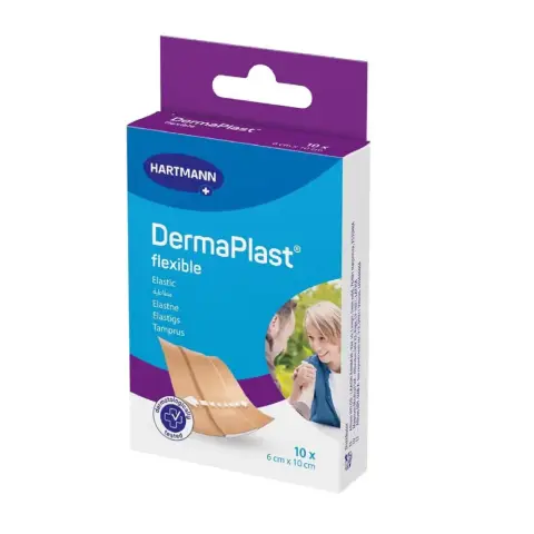 Hartmann Dermaplast Flexible 6x10 Plasters 10s thumbnail 1