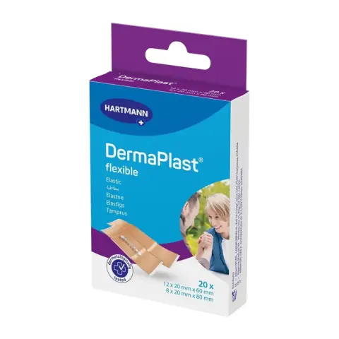 Hartmann Dermaplast Flexible 2 Sizes Plasters 20S thumbnail 1