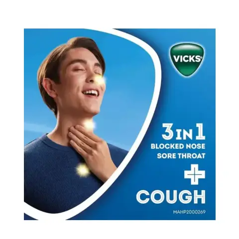 Vicks VapoDrops Honey & Lemon Lozenges 16s thumbnail 3