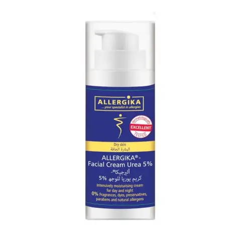 Allergika Face Cream Urea 5% 50mL thumbnail 1