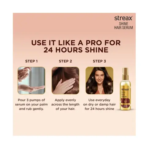 Streax Hair Serum 100Ml thumbnail 4