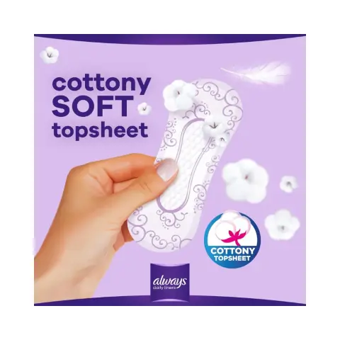 Always Comfort Normal Protect Unscented Panty Liners 20s thumbnail 4