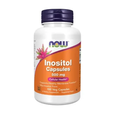 Now Inositol Cellular & Mood Health Support Capsules 500mg 100s thumbnail 1