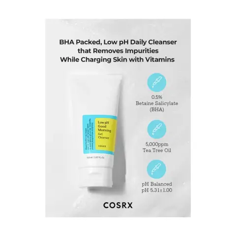 Cosrx Low Ph Good Morning Gel Cleanser 150mL thumbnail 2