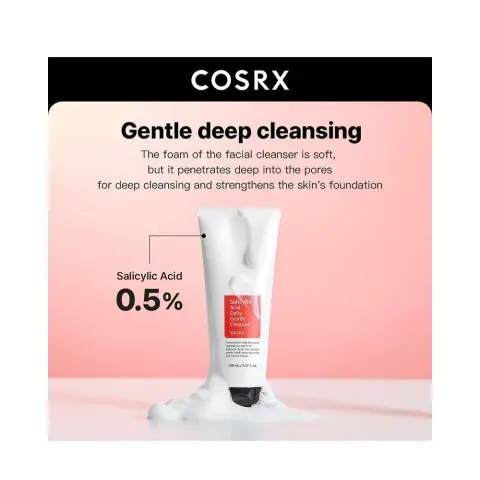 Cosrx Salicylic Acid Daily Gentle Cleanser 150mL thumbnail 2