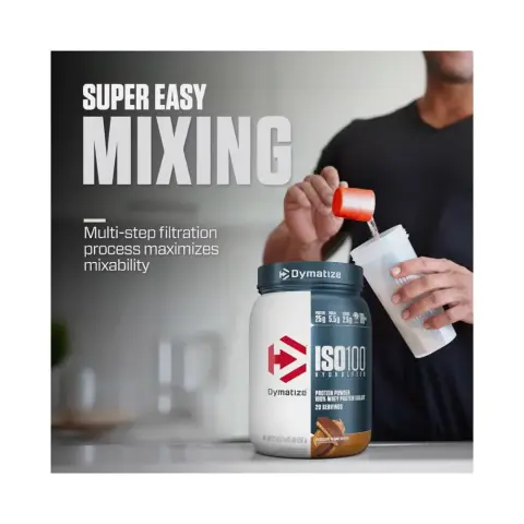 Dymatize Iso 100 Chocolate Peanut Butter Protein Powder 1.43Lb thumbnail 3