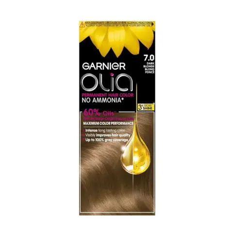 Garnier Olia 7.0 Dark Blonde Hair Color thumbnail 1