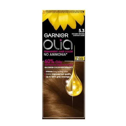 Garnier Olia 5.3 Golden Brown Hair Color thumbnail 1