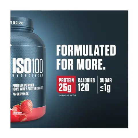 Dym Iso 100 Strawberry Whey Protein 5Lb thumbnail 2