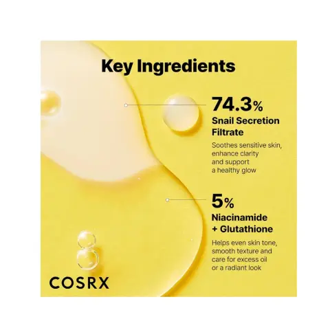 Cosrx Advanced Snail Radiance Dual Essence 80 mL thumbnail 3