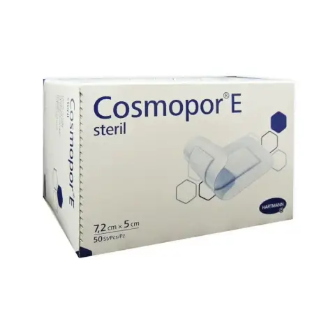 Hartmann Cosmopor E Sterile Adhesive Wound Dressing 7.2X5Cm 50s thumbnail 1