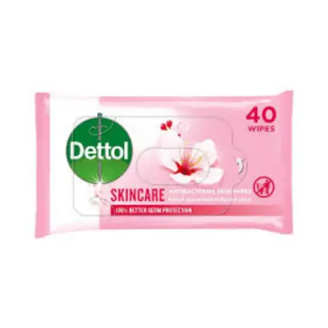 Dettol Skincare Wipes 40S thumbnail 1