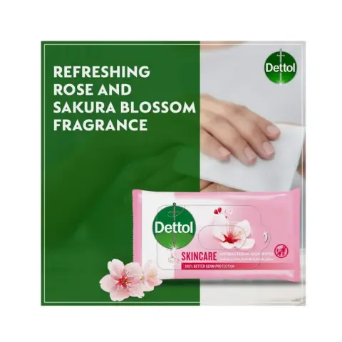 Dettol Skincare Wipes 40S thumbnail 2