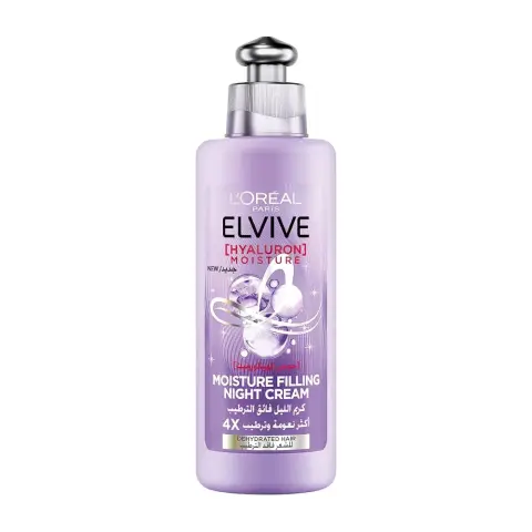 Loreal Elvive Hyaluron Moisture Night Cream 200Ml thumbnail 1