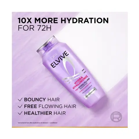 Loreal Elvive Hyaluron Moisture Filling Shampoo 400Ml thumbnail 4