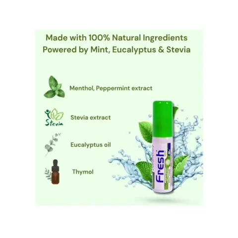 Fresh Mouth Spray Card Mint 20mL thumbnail 2