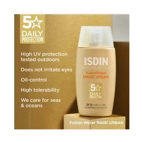 Isdin Fotoprotector Fusion Water Urban SPF30 Sunscreen 50mL thumbnail 3
