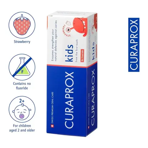 Curaprox Kids Fluoride Free Toothpaste 60Ml thumbnail 1