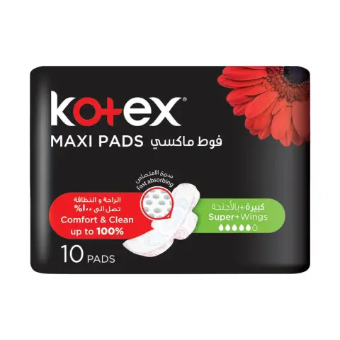Kotex Natural Maxi Protect Super with Wings 10s thumbnail 1