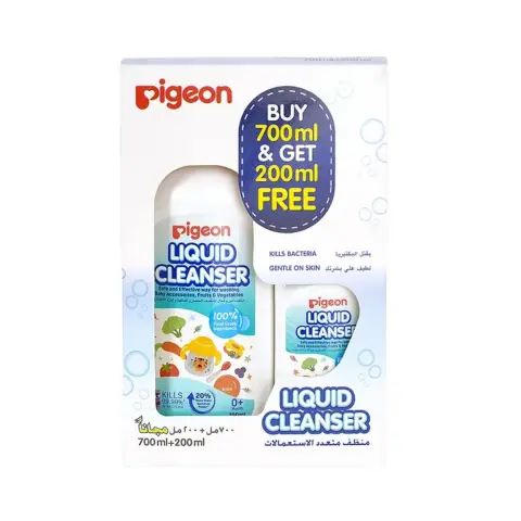 Pigeon Liquid Cleanser 700Ml + 200Ml Free thumbnail 1