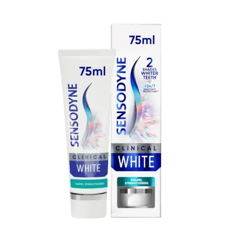 Sensodyne Clinical White Enamel Strength Toothpaste 75mL thumbnail 1