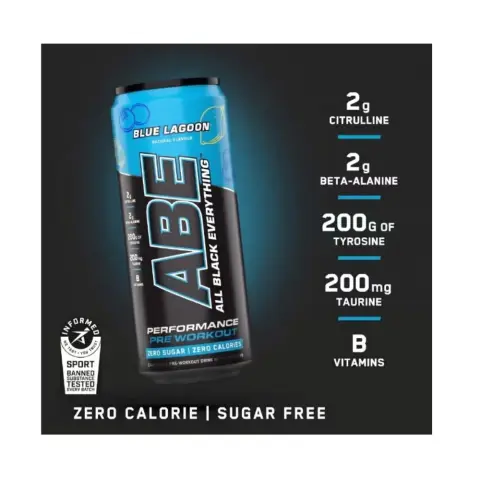Applied Nutrition Abe Perfomance Drink Blue Lagoon 330mL thumbnail 2