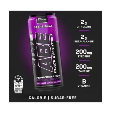 Applied Nutrition Abe Perfomance Drink Grape Soda 330mL thumbnail 3