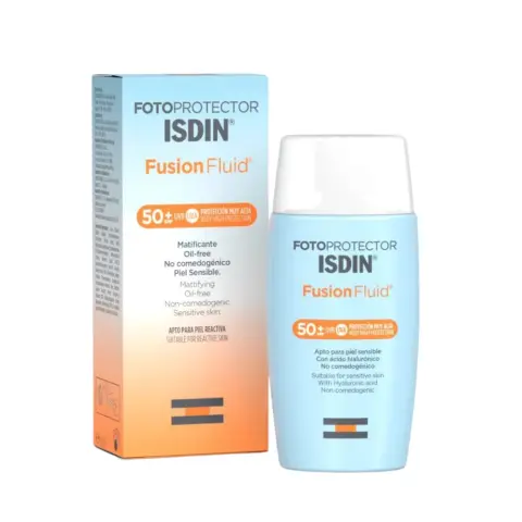 Isdin Foto Protector Fusion Fluid Spf50+ Matte For Sensitive Skin 50mL thumbnail 1