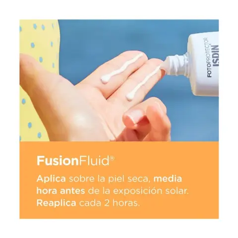 Isdin Foto Protector Fusion Fluid Spf50+ Matte For Sensitive Skin 50mL thumbnail 2