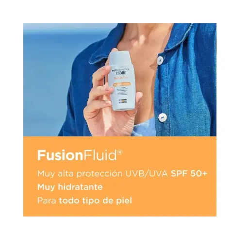 Isdin Foto Protector Fusion Fluid Spf50+ Matte For Sensitive Skin 50mL thumbnail 4
