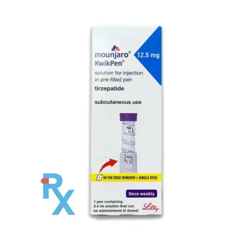 Mounjaro 12.5mg KwikPen 4 Doses thumbnail 1