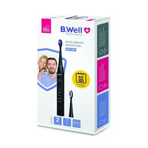 B.Well Pro850 Black Electric Sonic Tooth Brush thumbnail 1