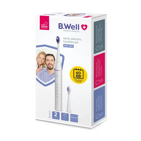 B.Well Pro850 White Electric Sonic Tooth Brush thumbnail 1