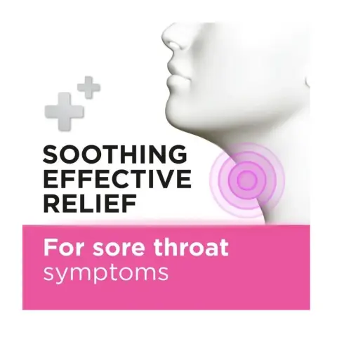 Strepsils Strawberry Sugar-Free Lozenges 16s thumbnail 3