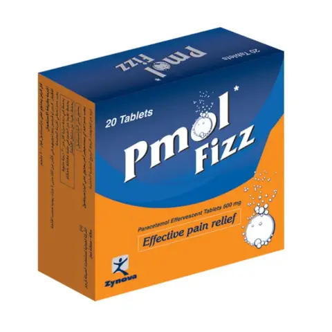 Pmol Fizz 500mg Effervescent Tablets 20s thumbnail 1