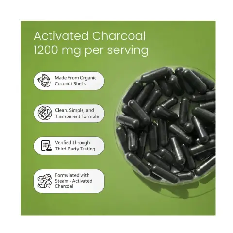 Strong Nature Provita Charcoal Capsules 60s thumbnail 2