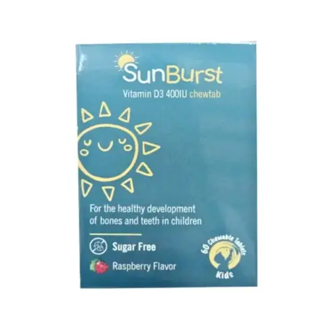 Sunburst Vit D 400Iu Chewable Tablet 60 Tablets
