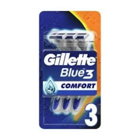Gillette Blue 3 Comfort Razors 3s thumbnail 1