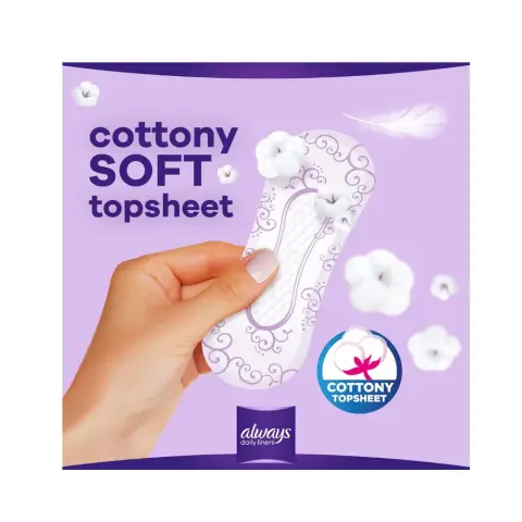 Always Daily Liners Singles To Go Normal Panty Liners 20S thumbnail 3