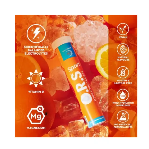 Ors Soluble Sport Orange Tablet 20 Tablets thumbnail 2