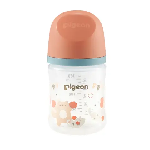 Pigeon Softouch Wide Neck Pp Decorated Nursing Bottle 160mL 0+ thumbnail 2