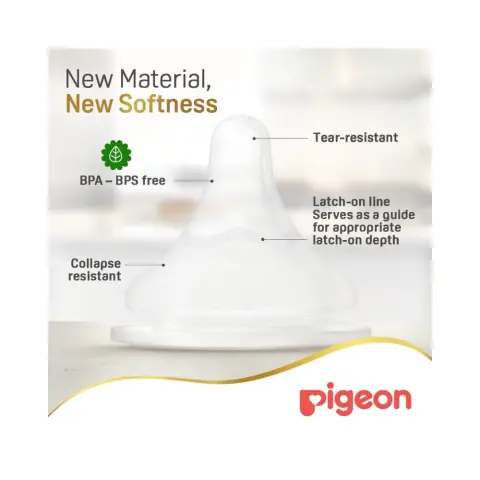 Pigeon Soft Touch wn Glass Nursing Bottle 160mL 0M+ thumbnail 2