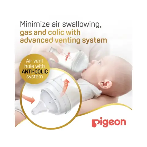 Pigeon Soft Touch wn Glass Nursing Bottle 160mL 0M+ thumbnail 3