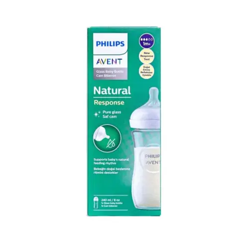 Philips Avent Natural Response Glass Scy933/01 240mL thumbnail 1