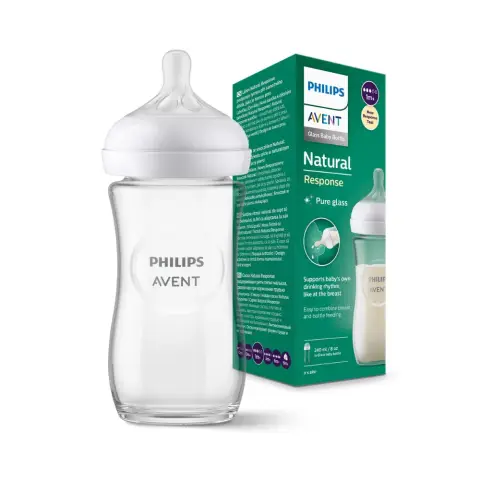 Philips Avent Natural Response Glass Scy933/01 240mL thumbnail 2