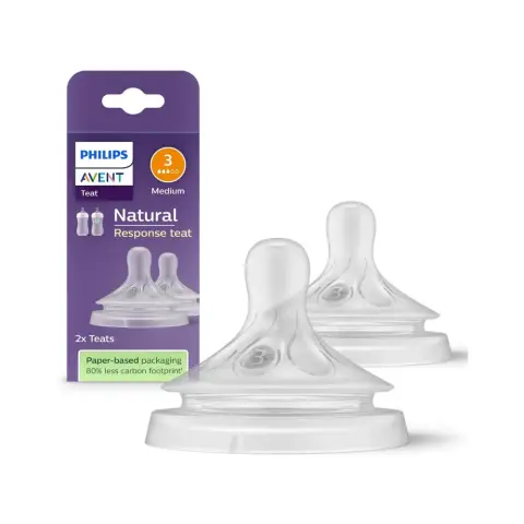 Philips Avent Natural Teats 1M+ Scy963/02 thumbnail 1