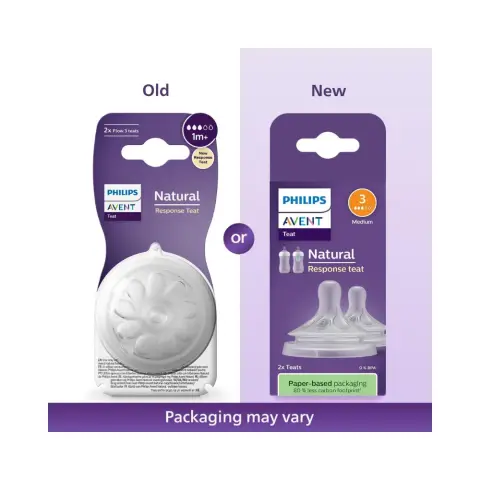 Philips Avent Natural Teats 1M+ Scy963/02 thumbnail 2