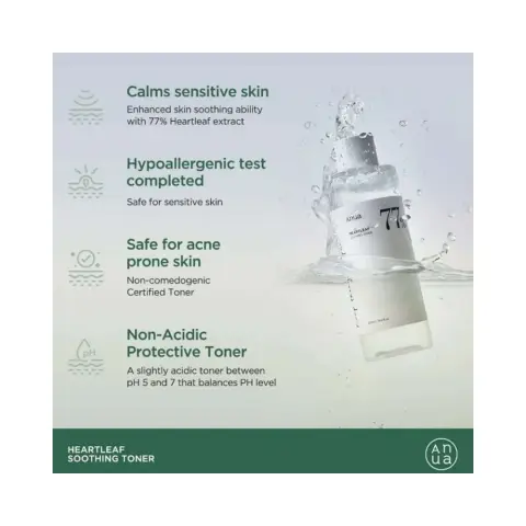 Anua Heart Leaf 77% Toner 250mL thumbnail 2